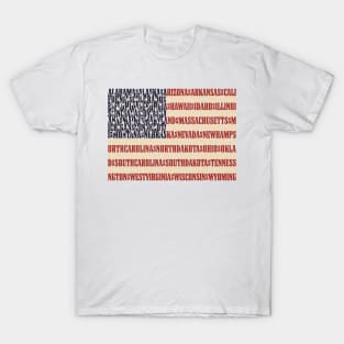 USA states flag - The Star-Spangled Banner T-Shirt